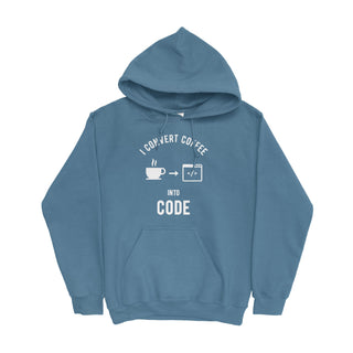 I Convert Coffee Into Code Hoodie For Developers