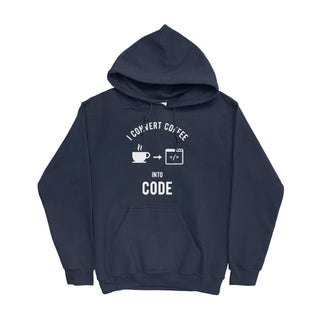 I Convert Coffee Into Code Hoodie For Developers