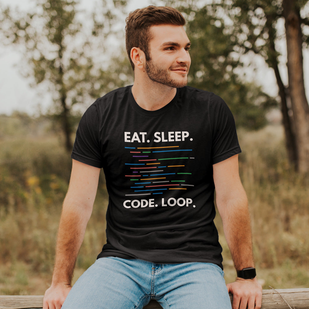 Eat Sleep Code Loop T-shirt