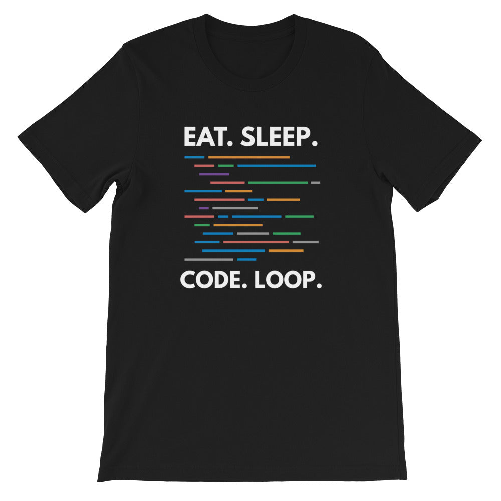 Eat Sleep Code Loop T-shirt